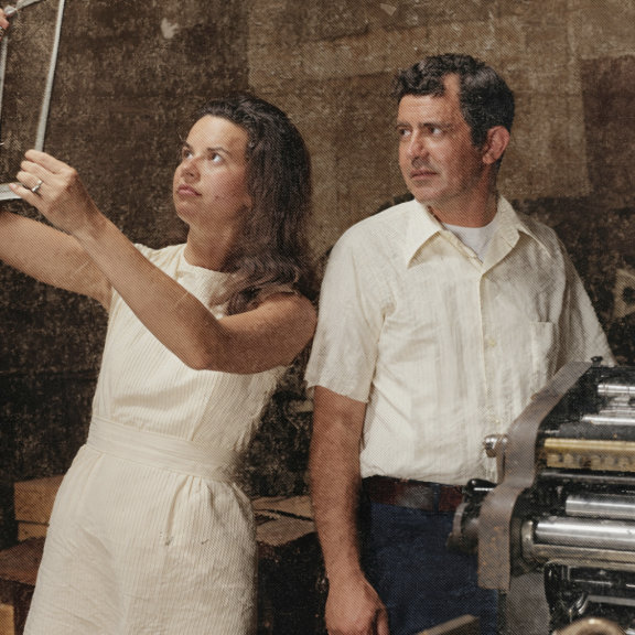 Richmond Printing Service founders Robert and Betty Salmons