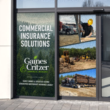 Wall and window graphics printing sample